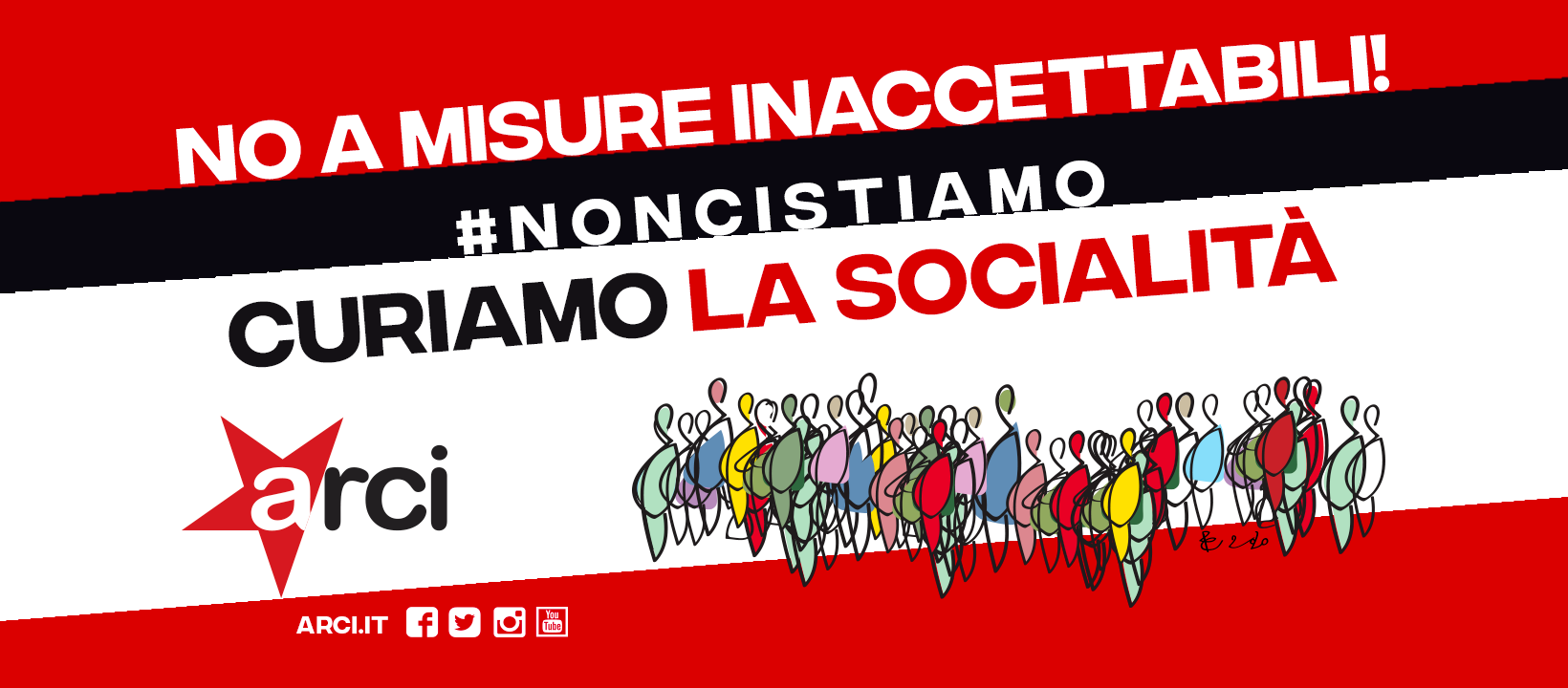 Curiamo la Socialità - presidi in Piemonte in difesa di circoli e associazioni