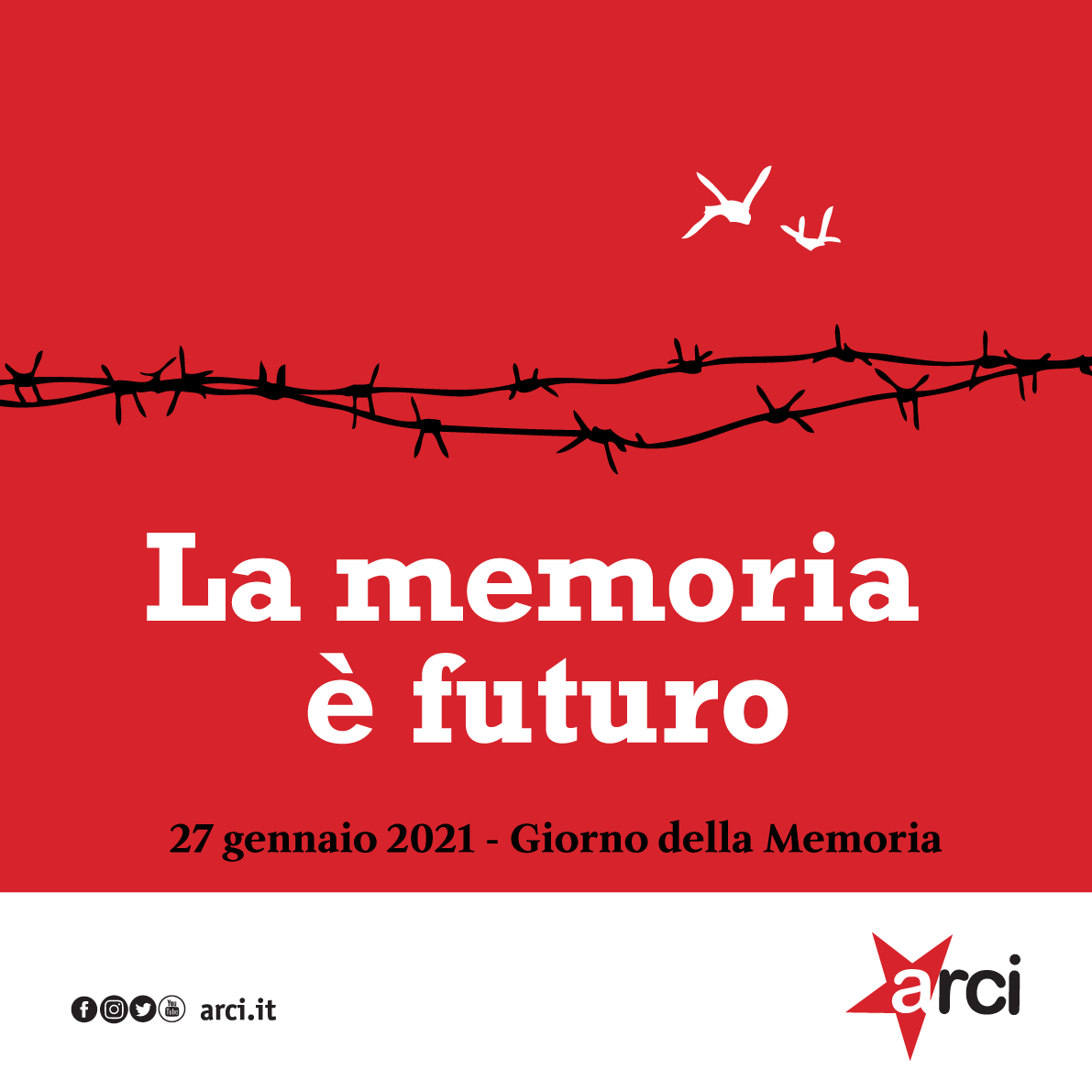 Giornata Memoria, Arci: “non dimenticare l’orrore, l’ignoranza del passato alimenta l’odio”
