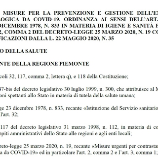 Nuova Ordinanza: da lunedì 26 ottobre divieto di spostamento in Piemonte dalle 23 alle 5